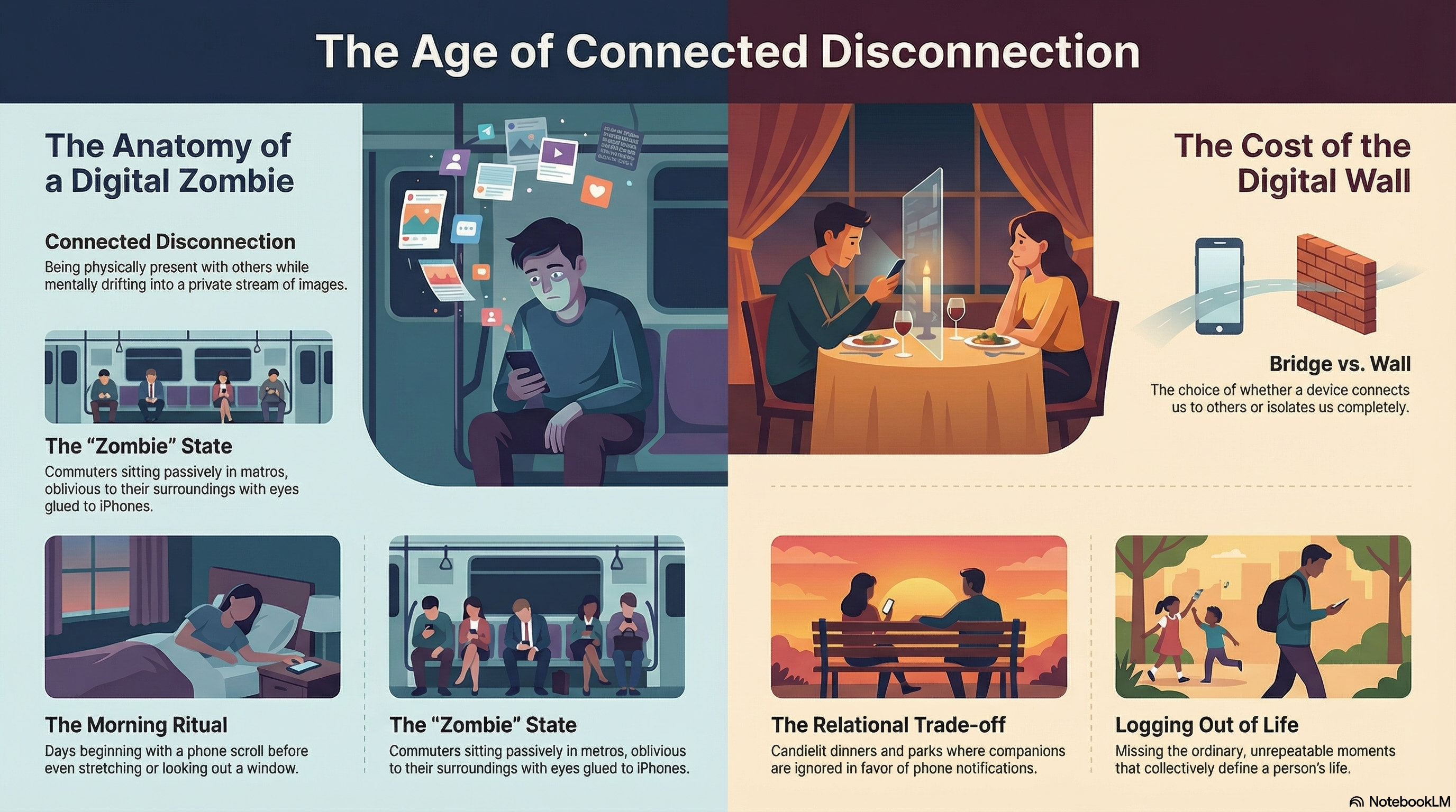 connected disconnected